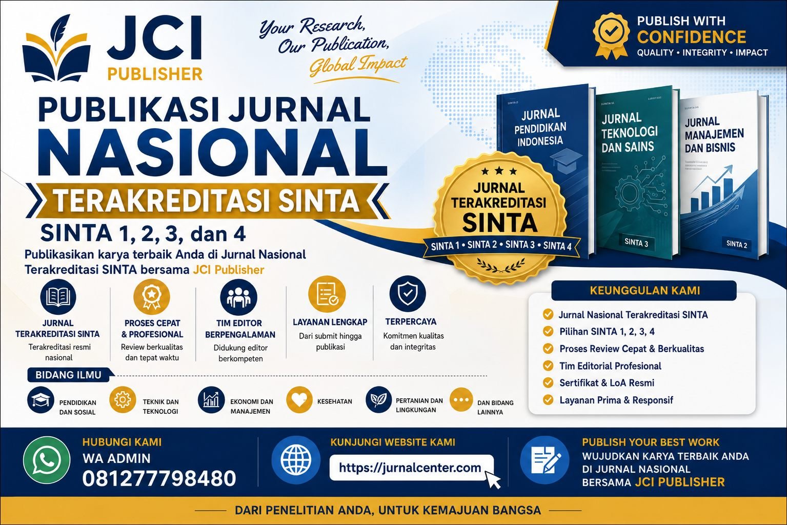 PUBLIKASI JURNAL TERAKREDITASI